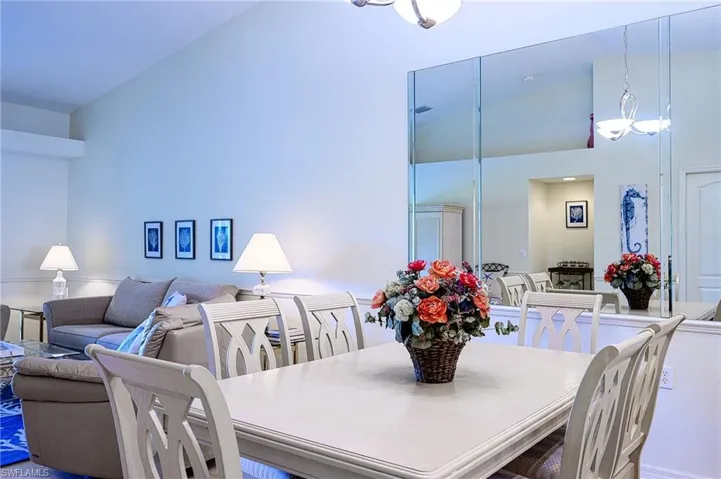 Large dining/living area