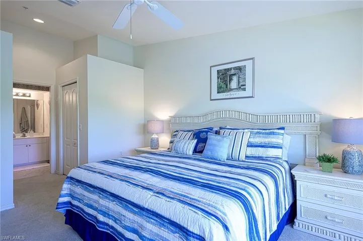 Large room with king size bed