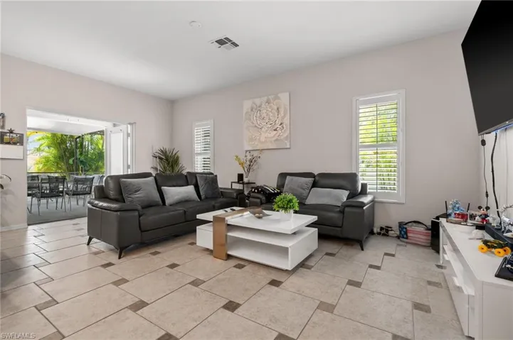 Living room featuring plenty of natural light