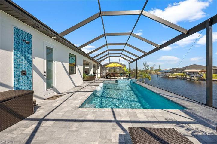 Pool and canal view