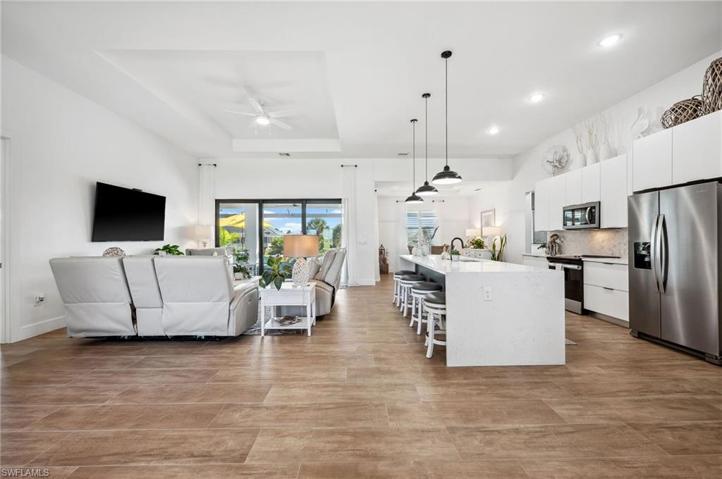 Family Room, kitchen view from entrance