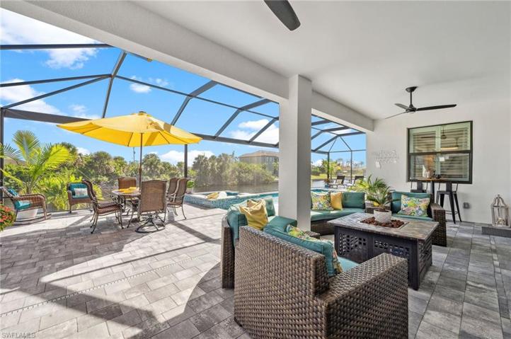Large covered lanai
