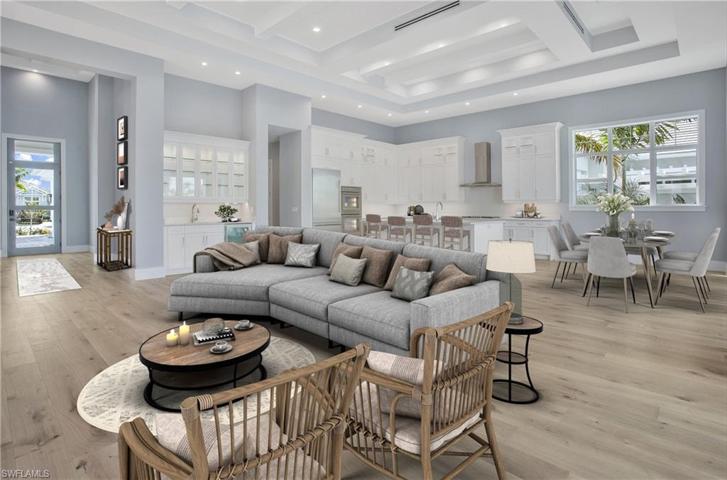 DINING-KITCHEN-WET BAR-LIVING AREAVIRTUALLY STAGED