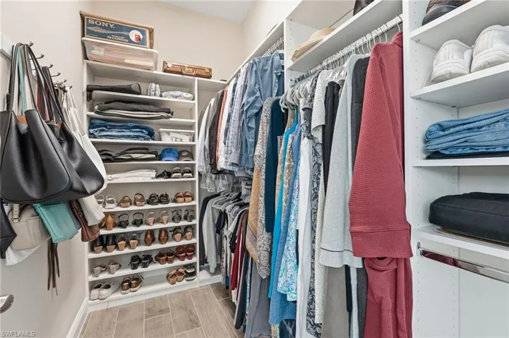Thoughtfully designed custom closet for effortless organization.