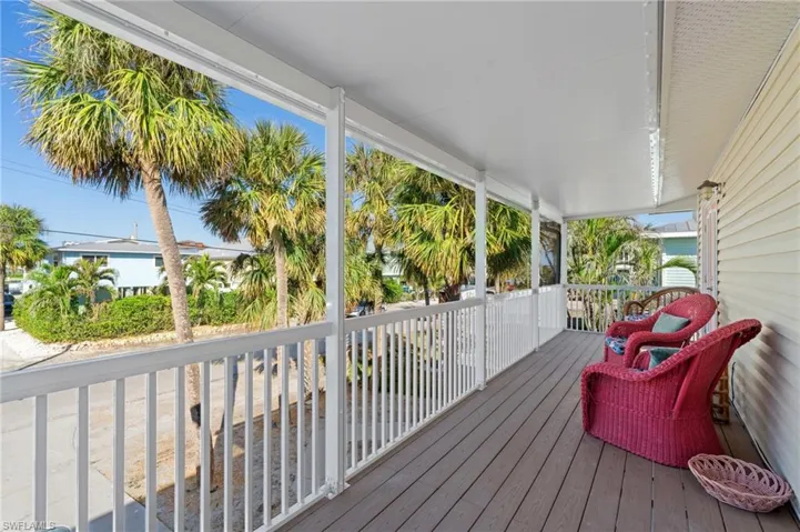View of composite balcony