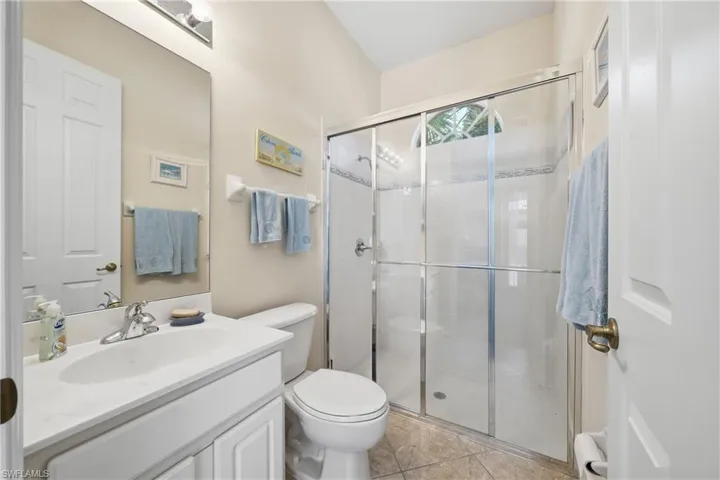 Private casita bathroom offering added comfort and convenience for guests