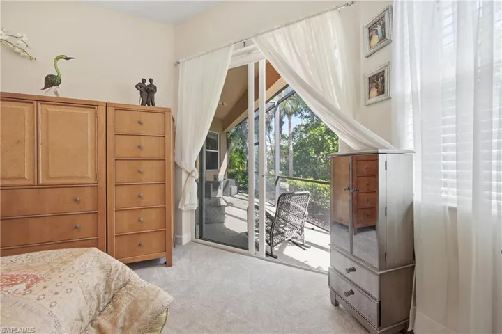 Spacious primary bedroom with a private, comfortable retreat feel