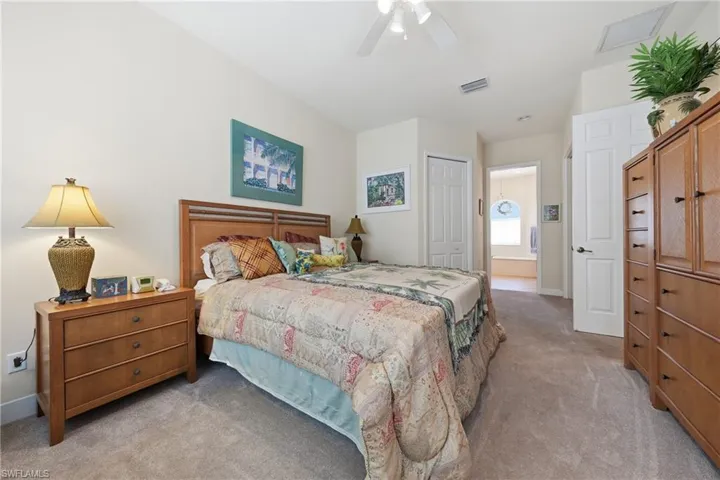 Primary bedroom offering generous space and a quiet, private setting