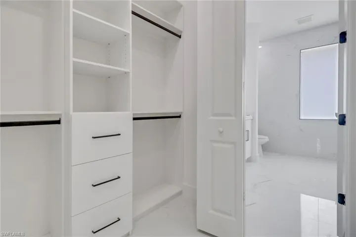 View of spacious closet