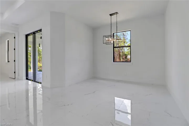 View of unfurnished dining area