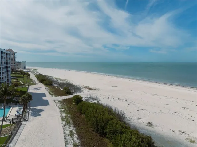 Water view featuring nearby beach