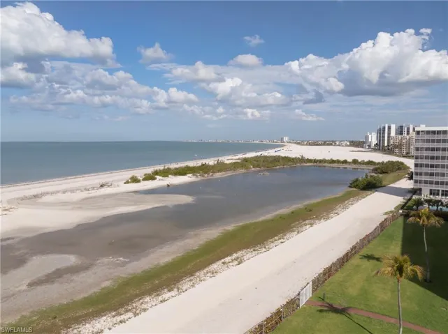 Water view with nearby beach