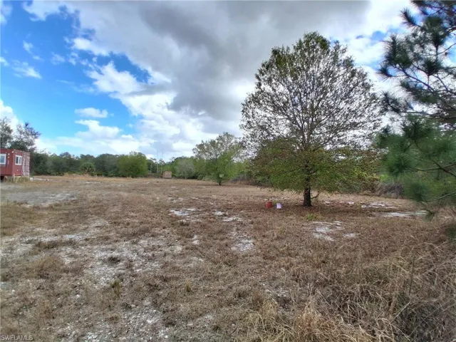 View of yard featuring a view of countryside