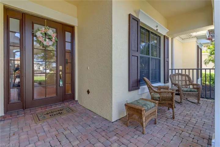 Covered front entry