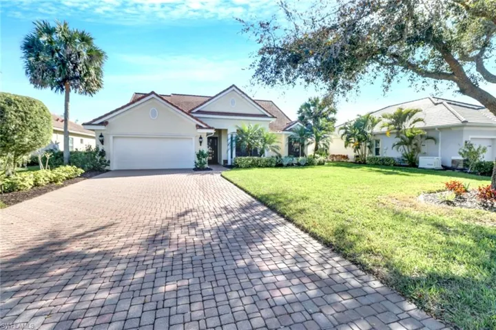 Front of home and two-car garage