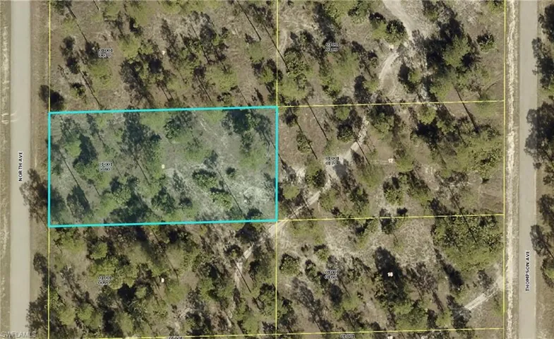 Aerial view of property's location