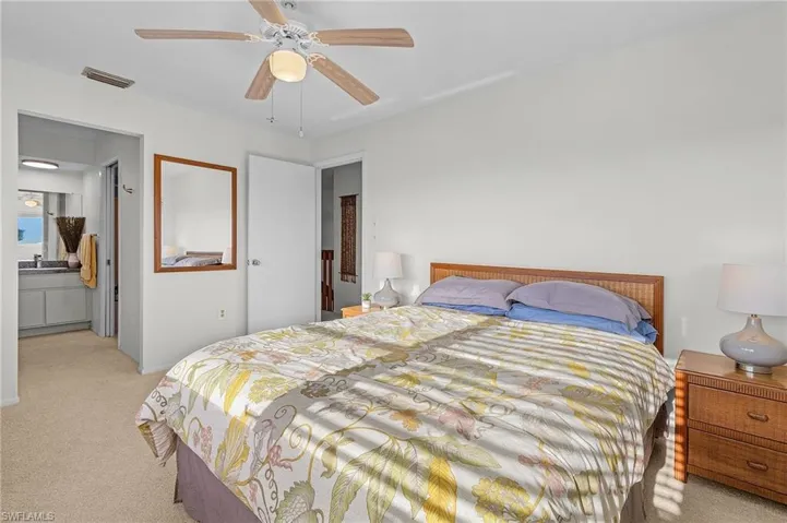 Primary Bedroom suite with newer carpet