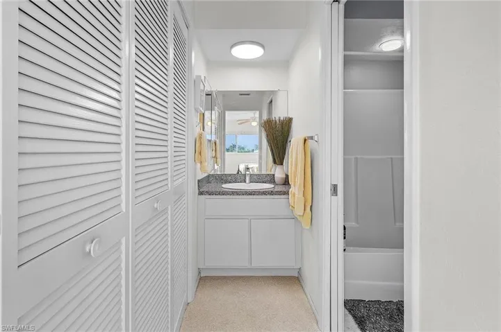 Primary bedroom with second vanity/sink
