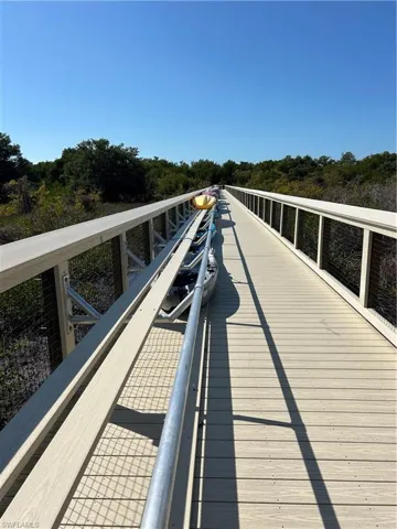 Kayak storage rack.