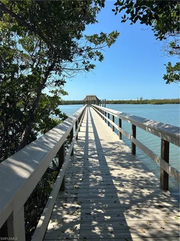 Opening toward the water gazebo.