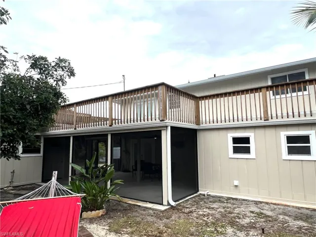 Back of structure