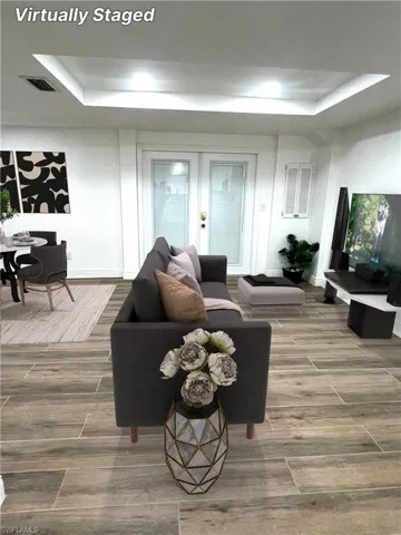 Living / Dining - Virtually Staged