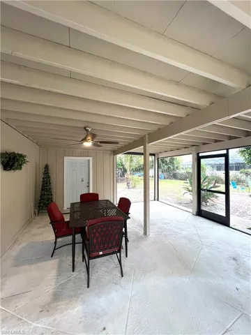 Screened lanai