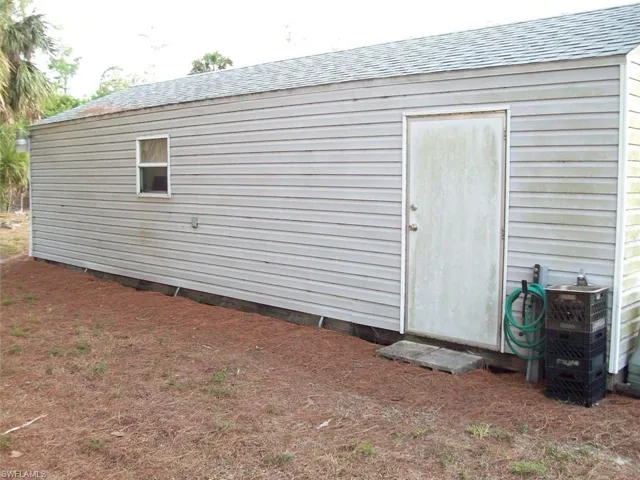 View of outdoor structure