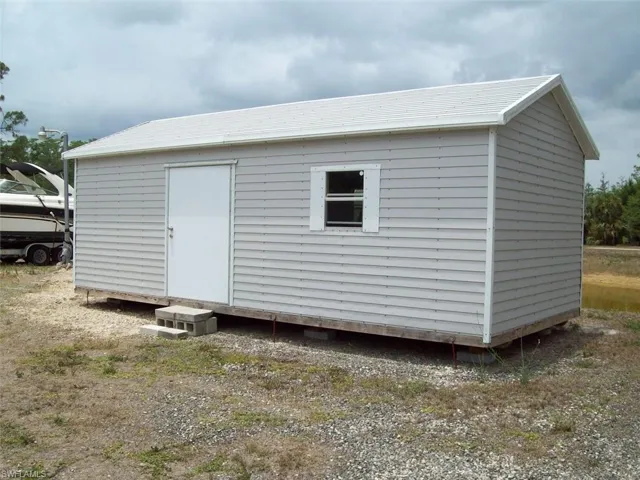 View of outbuilding