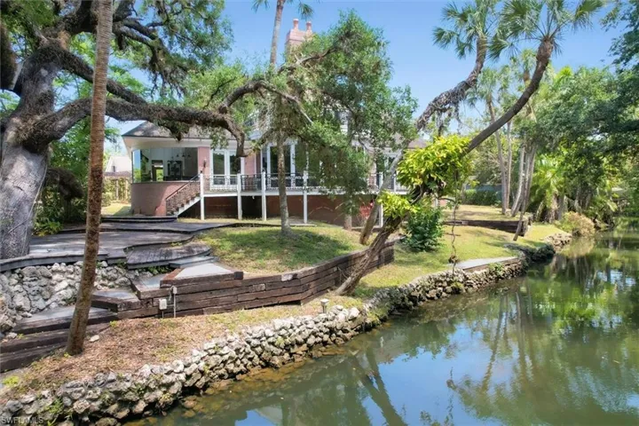 View of the Estero River and Back of the House
