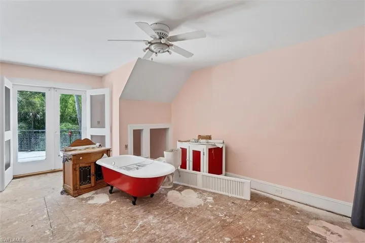 Bedroom #2 With Screen & Double Door Access to the Balcony and a Adorable Secret Playroom!