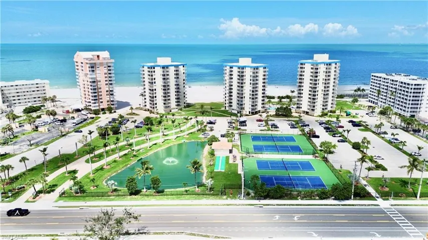 Complex tennis and pickle ball courts and property