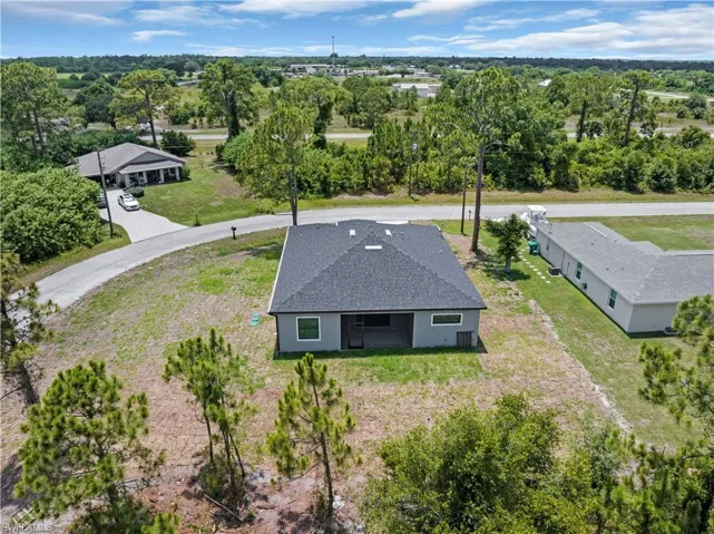 Aerial view of property and surrounding area