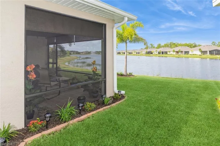 View of yard featuring a water view