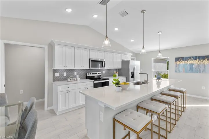 photos are of the same model home, fixtures may vary
