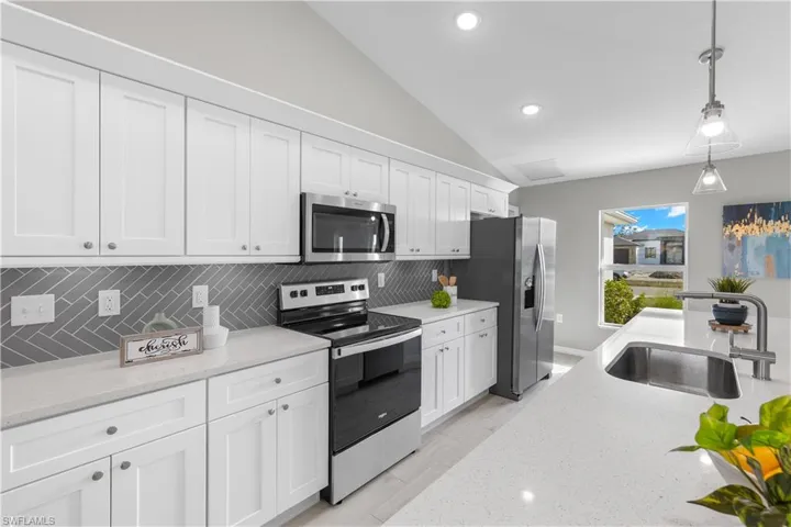 photos are of the same model home, fixtures may vary