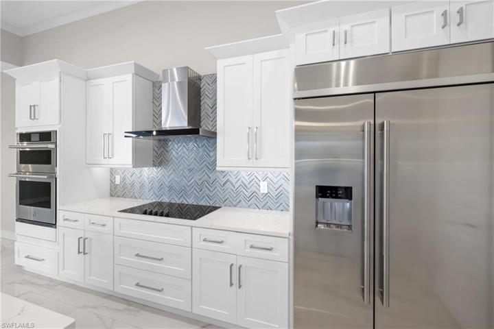 Jen Air appliances with cabinet depth fridge