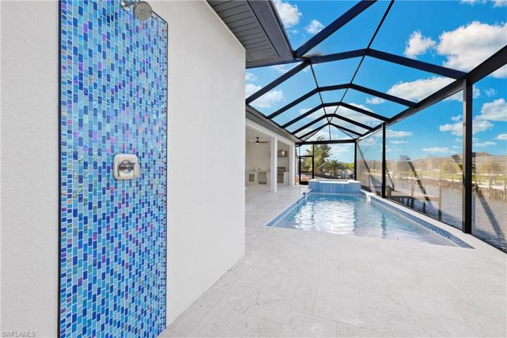 Outside shower