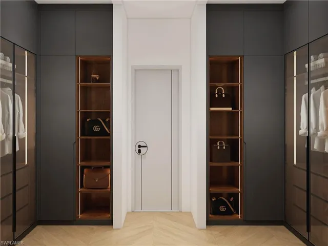 View of closet (Rendered photo)
