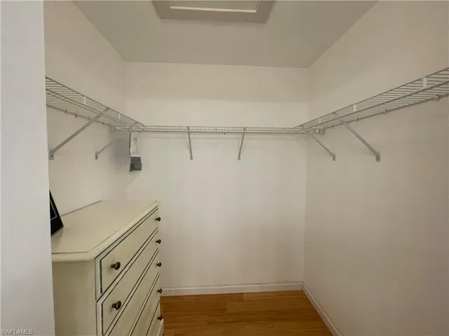 Primary closet
