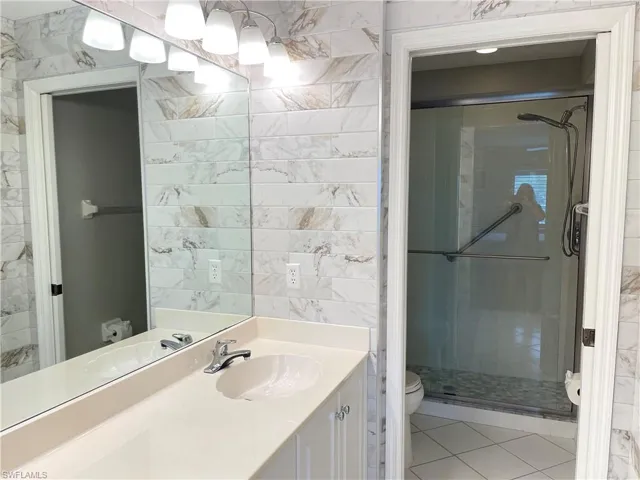 Fully remodeled primary bathroom
