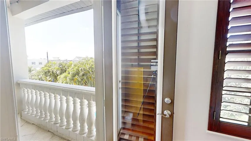 Balcony overlooking Pool Area