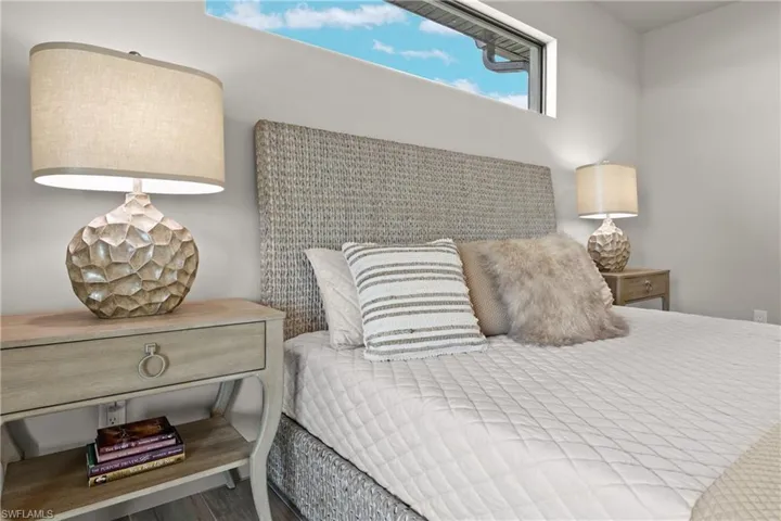Bedroom featuring hardwood / wood-style floors
