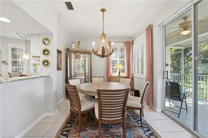 Spacious dining area perfect for family gatherings.