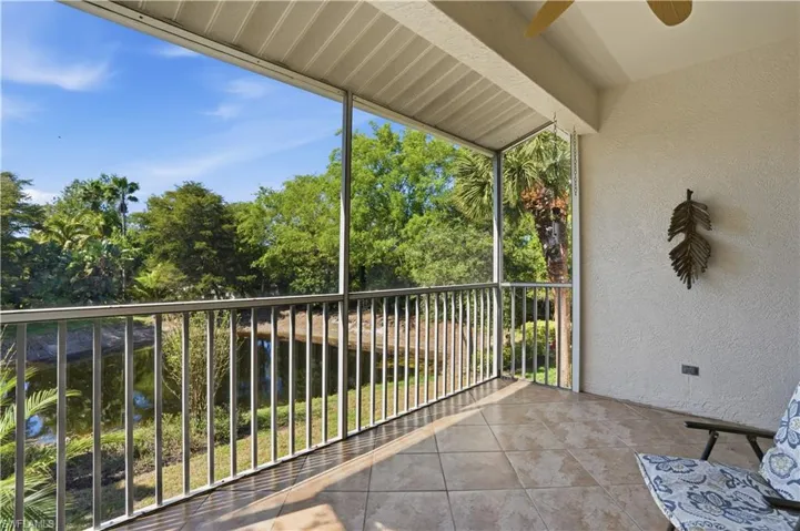 Peaceful water and preserve views.