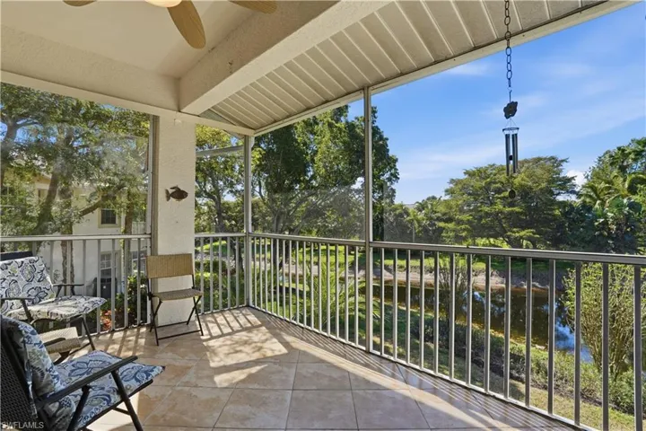 The spacious lanai offers plenty of room for dining and entertaining.