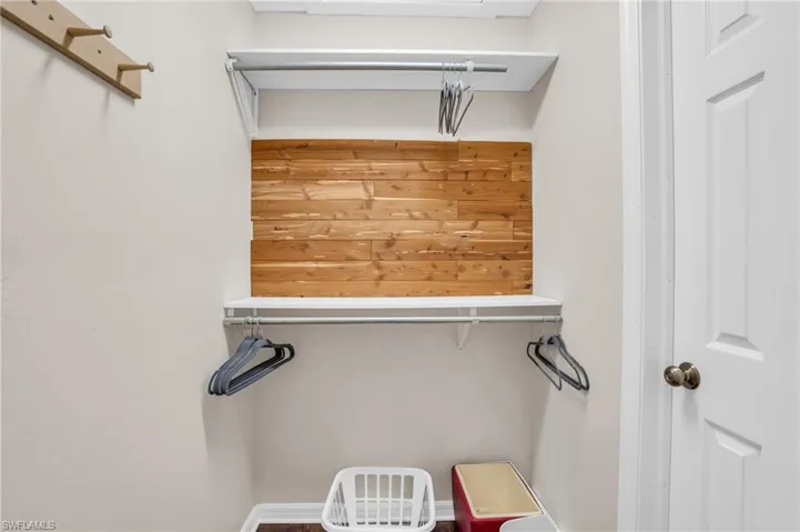 View of spacious closet