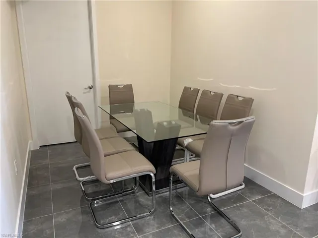 View of dining room