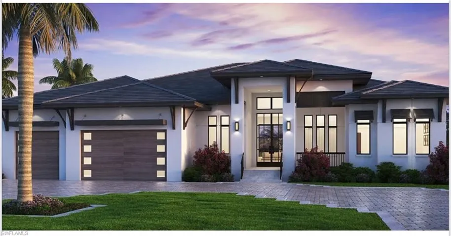 2nd architectural rendering to illustrate new construction potential build based on lot specifications