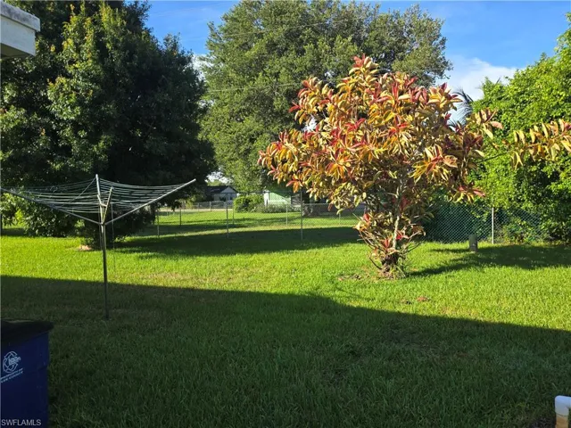 View of  back yard